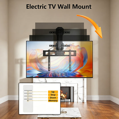 FORGING MOUNT Motorized Fireplace Full Motion TV Mount with Remote for 32-85 Inch