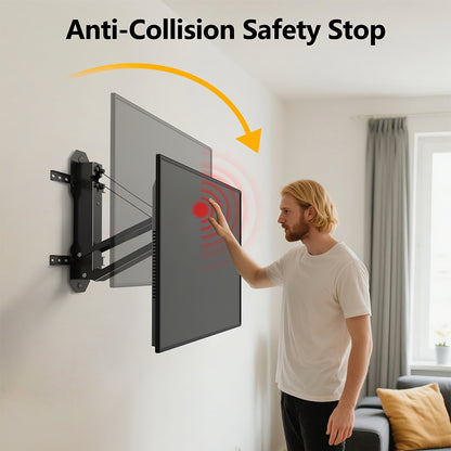 FORGING MOUNT Motorized Fireplace Full Motion TV Mount with Remote for 32-85 Inch