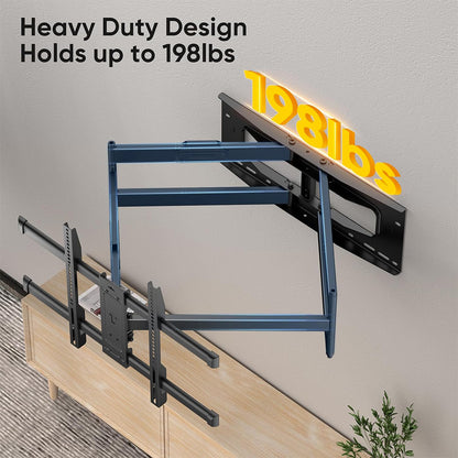 FORGING MOUNT Heavy Duty Long Arm TV Wall Mount for 50-90 inch