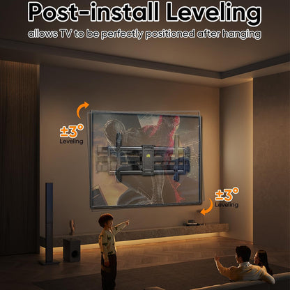 FORGING MOUNT Heavy Duty Long Arm TV Wall Mount for 50-90 inch