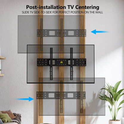 FORGING MOUNT Heavy Duty Fixed TV Wall Mount for 65-110 inch