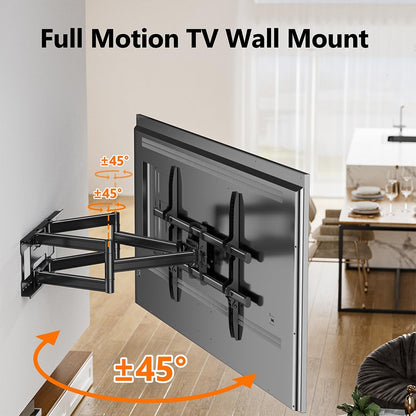 FORGING MOUNT  Heavy Duty Full Motion TV Mount 60 to 120 inch