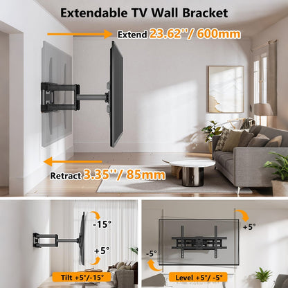 FORGING MOUNT  Heavy Duty Full Motion TV Mount 60 to 120 inch