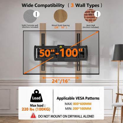 FORGING Mount Heavy Duty TV Wall Mount for 42-110 TVs