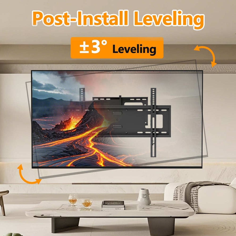 FORGING MOUNT Long Extension TV Mount Full Motion for 37 - 80 Inch