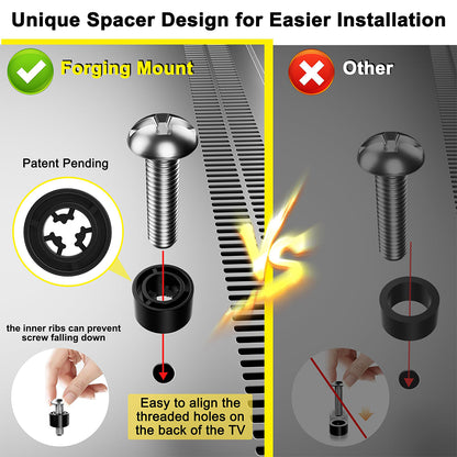 FORGING MOUNT Long Extension TV Mount Full Motion for 37 - 80 Inch