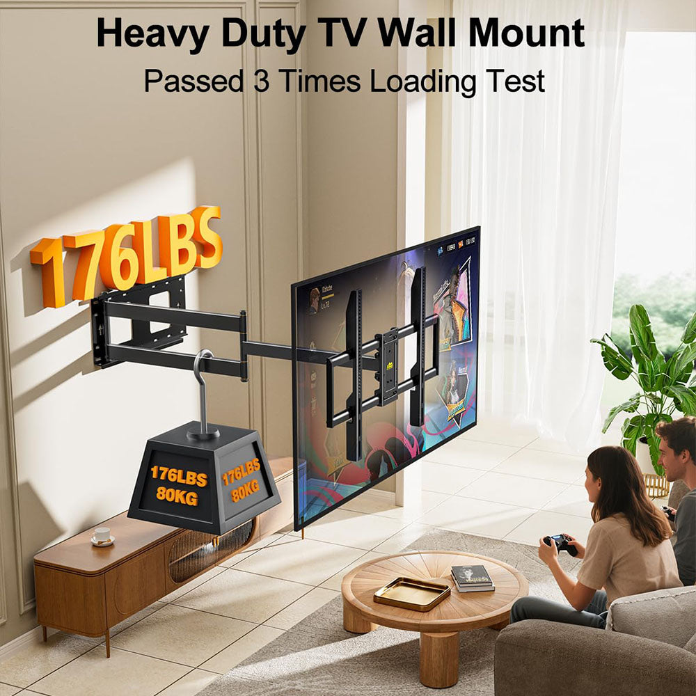 FORGING MOUNT Long Arm Full Motion TV Wall Mount For Most 42-100 Inch