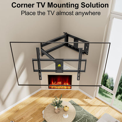 FORGING MOUNT Long Arm Full Motion TV Wall Mount For Most 42-100 Inch