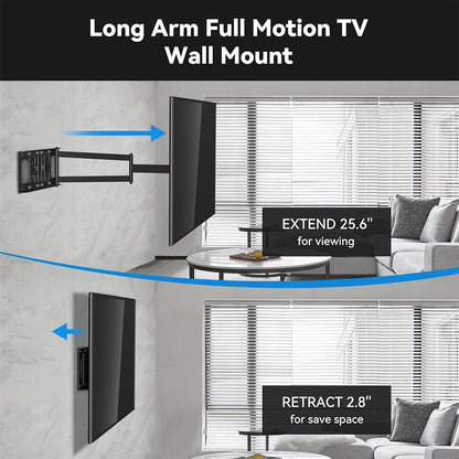 FORGING MOUNT Long Arm TV Wall Mount for 26-60 Inch