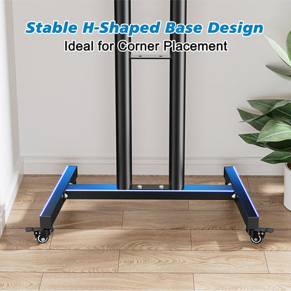 FORGING MOUNT Mobile TV Cart for 23-60 Flat Curved Screen TVs