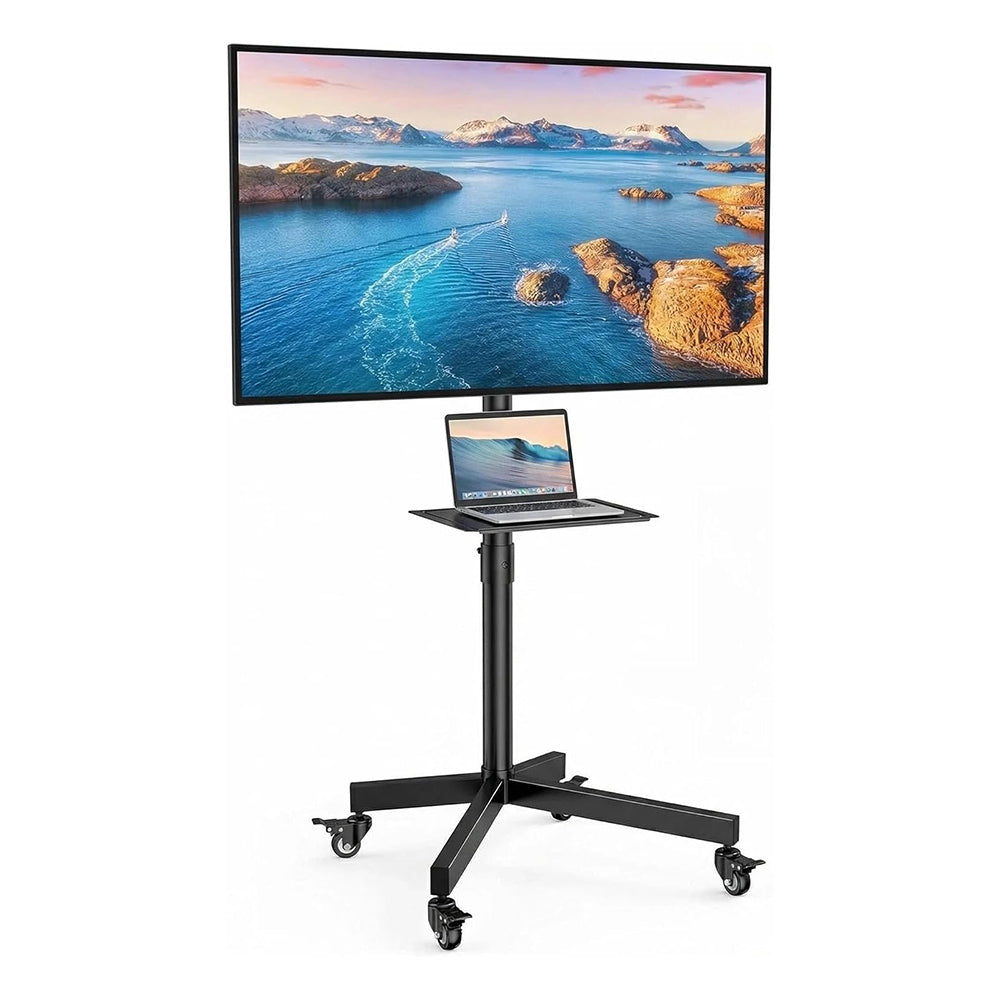 FORGING MOUNT Mobile TV Stand on Wheels for 23-60 Inch
