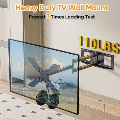 FORGING MOUNT Long Arm TV Wall Mount with 48.03 Extension for 26-75 Inch
