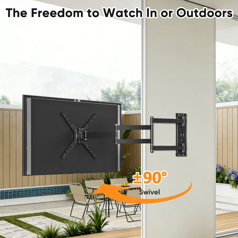 FORGING MOUNT TV Wall Long Arm Mount Articulating for 17-50 Inch TVs