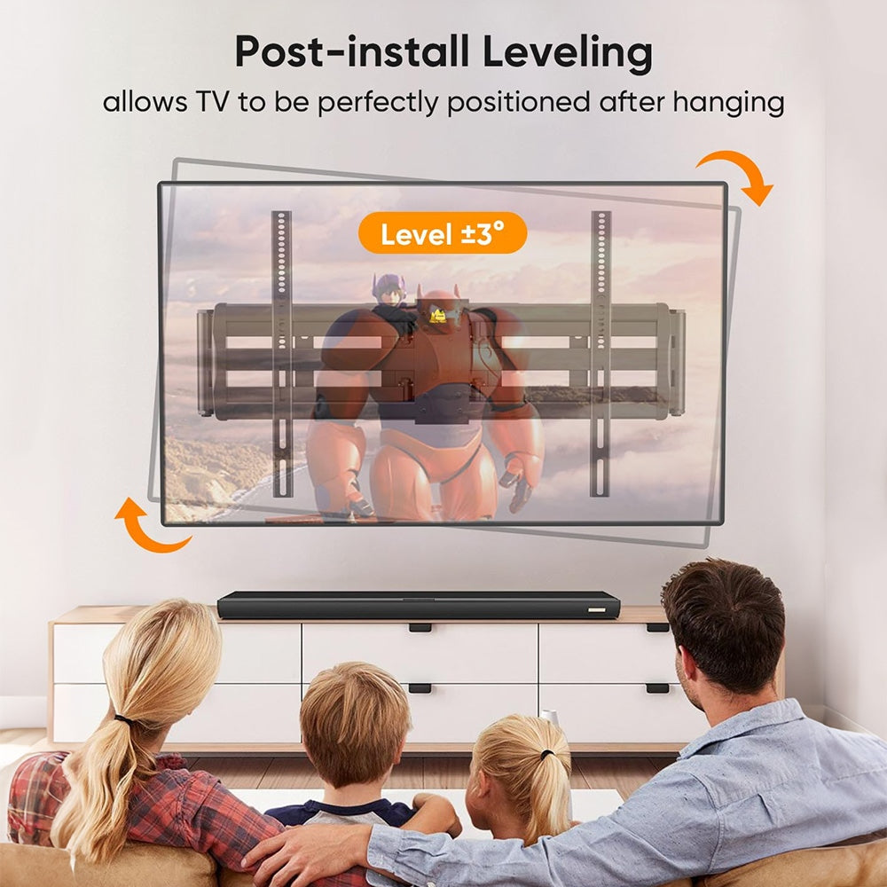 FORGING MOUNT Long Arm TV Wall Bracket for 65-120 Inch TVs