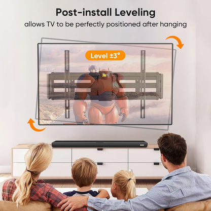 FORGING MOUNT Long Arm TV Wall Bracket for 65-120 Inch TVs