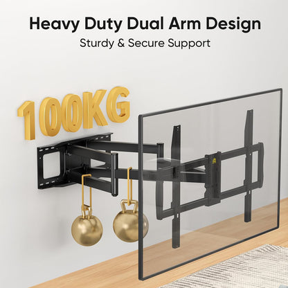 FORGING MOUNT Long Arm TV Wall Bracket for 65-120 Inch TVs