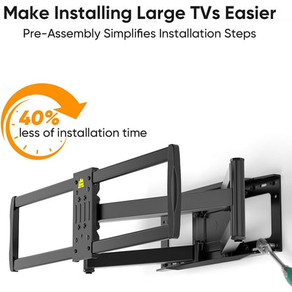 FORGING MOUNT Long Arm TV Wall Bracket for 65-120 Inch TVs