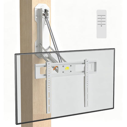 FORGING MOUNT Motorized Fireplace Full Motion TV Mount with Remote for 32-85 Inch