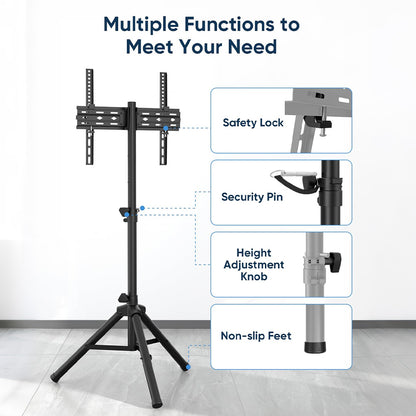 FORGING MOUNT Tripod Portable Floor TV Stand for 26 To 60 Inch