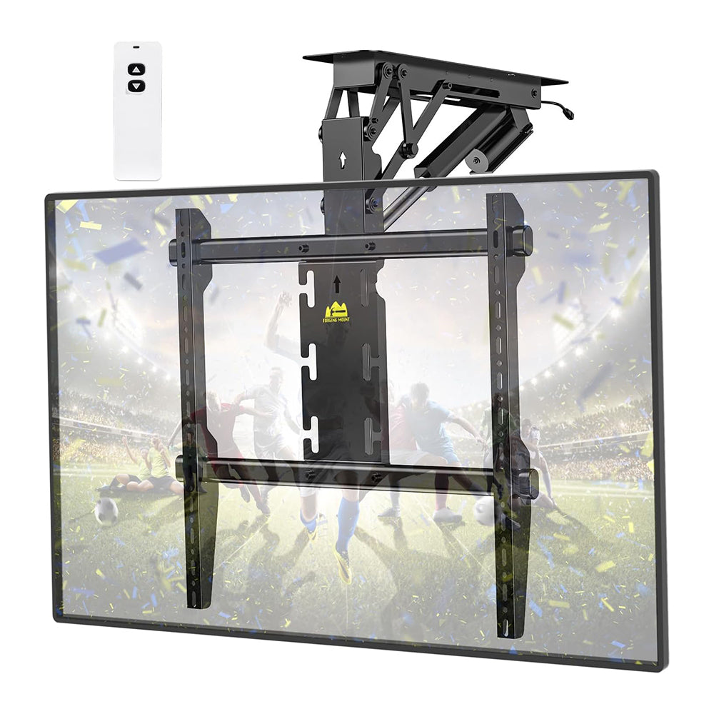 FORGING MOUNT Motorized Fireplace Full Motion TV Mount with Remote for 32-85 Inch