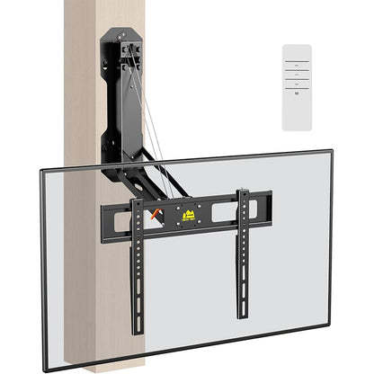 FORGING MOUNT Motorized Fireplace Full Motion TV Mount with Remote for 32-85 Inch