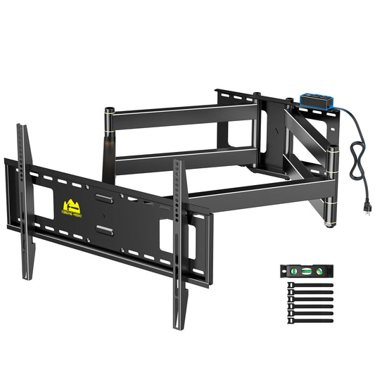 FORGING MOUNT Long Arm 43inch Long Extension TV Mount with Power Outlet
