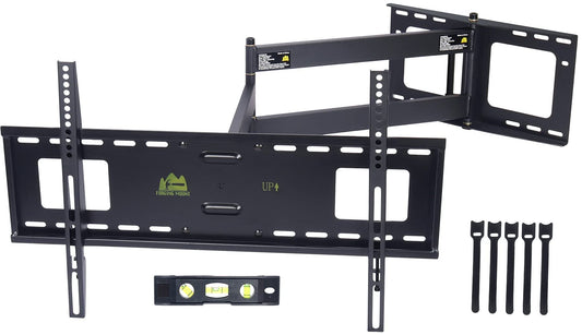 FORGING MOUNT Long Extension TV Mount Full Motion Wall Bracket with 42 inch Long Arm Articulating TV Wall Mount for 37 to 80 Inch Flat/Curve TVs, VESA 600x400mm Compatible, Holds up to 110 lbs-FM9388-B