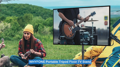 FORGING MOUNT Tripod Portable Floor TV Stand for 26 To 60 Inch